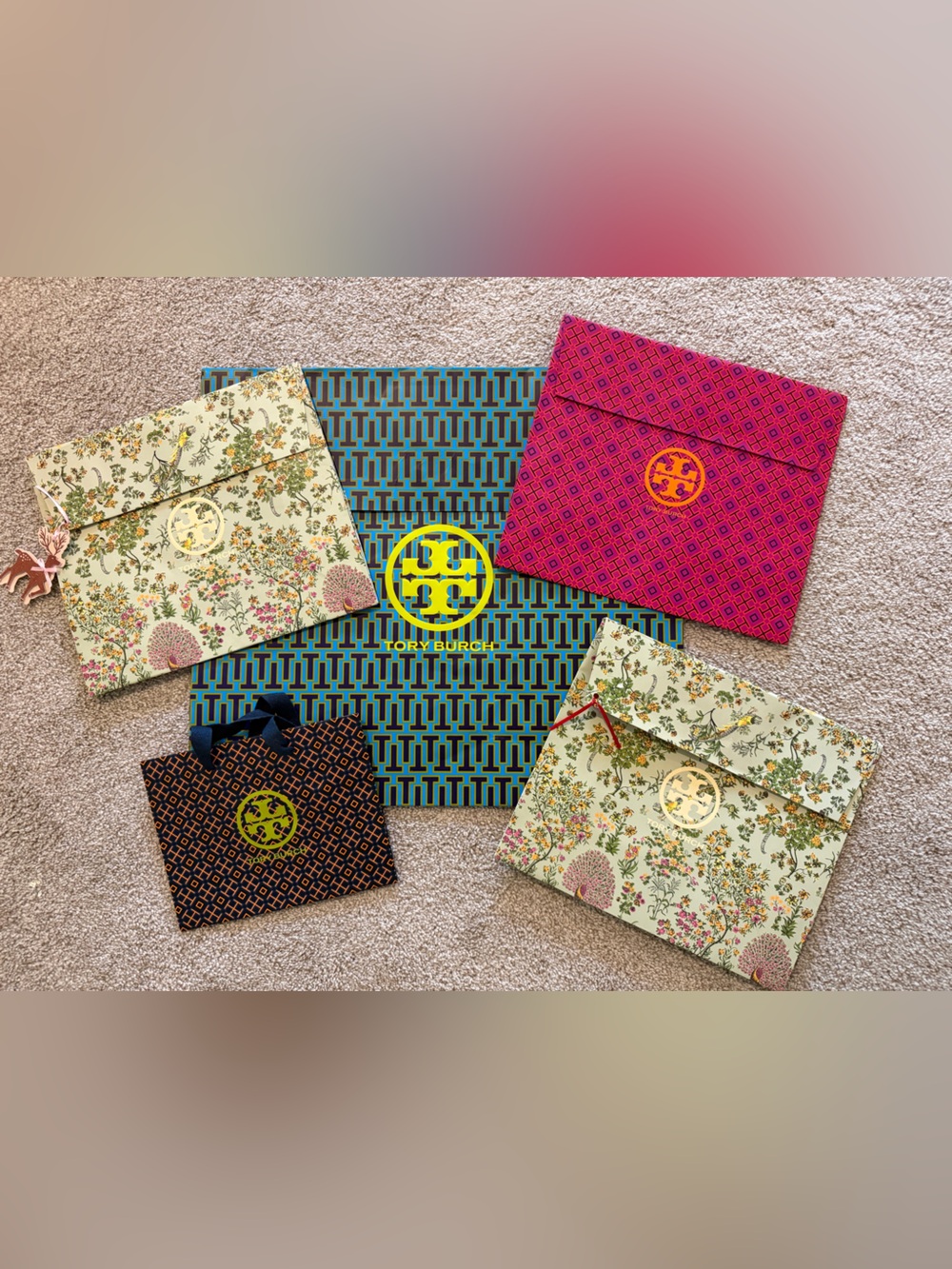 Tory Burch Gift Bag Collection – Set of 5